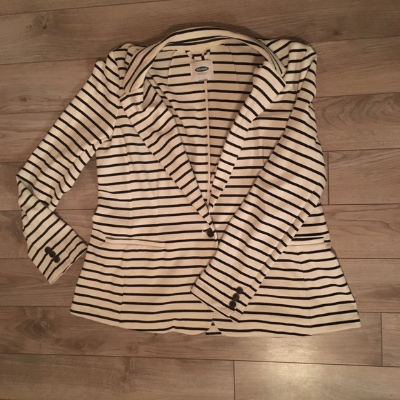 Old Navy Jackets & Blazers - Soft navy stripe blazer Old Navy Jackets & Blazers - Soft navy stripe blazer